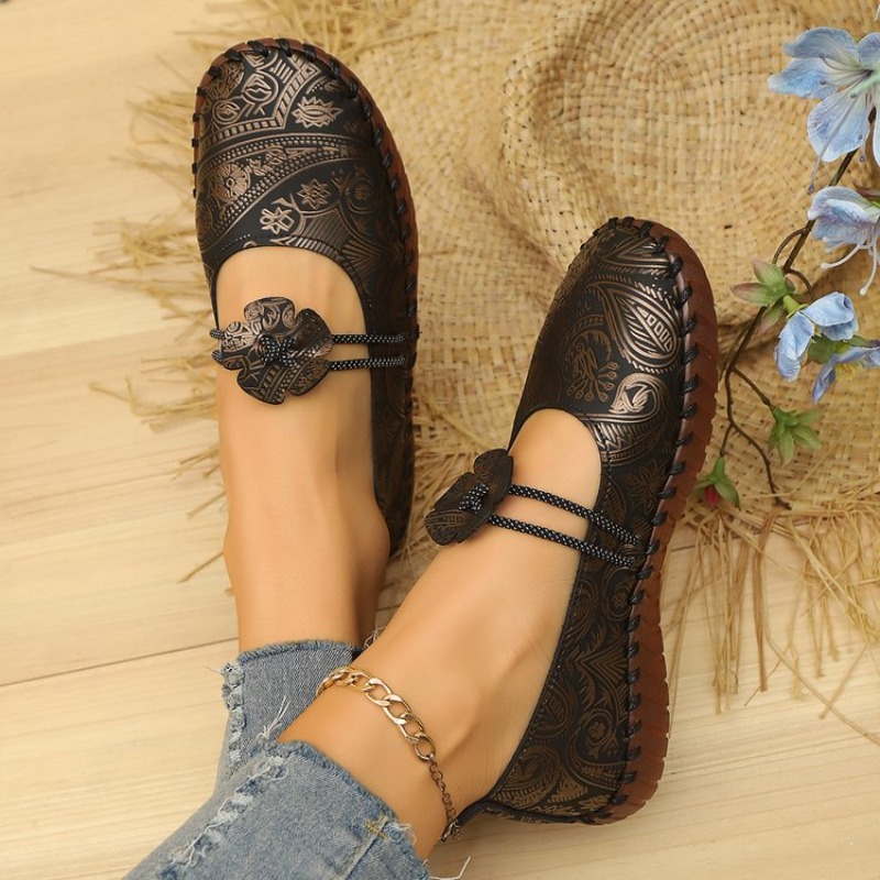 Women Shoes Loafers - 부드러운 밑창 여성 싱글 슈즈 가을