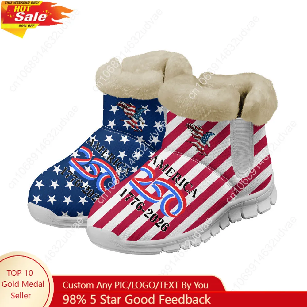 Women'S Shoes Casual Sneakers - 미국 250주년 기념 1776-2026 플러시 슈즈