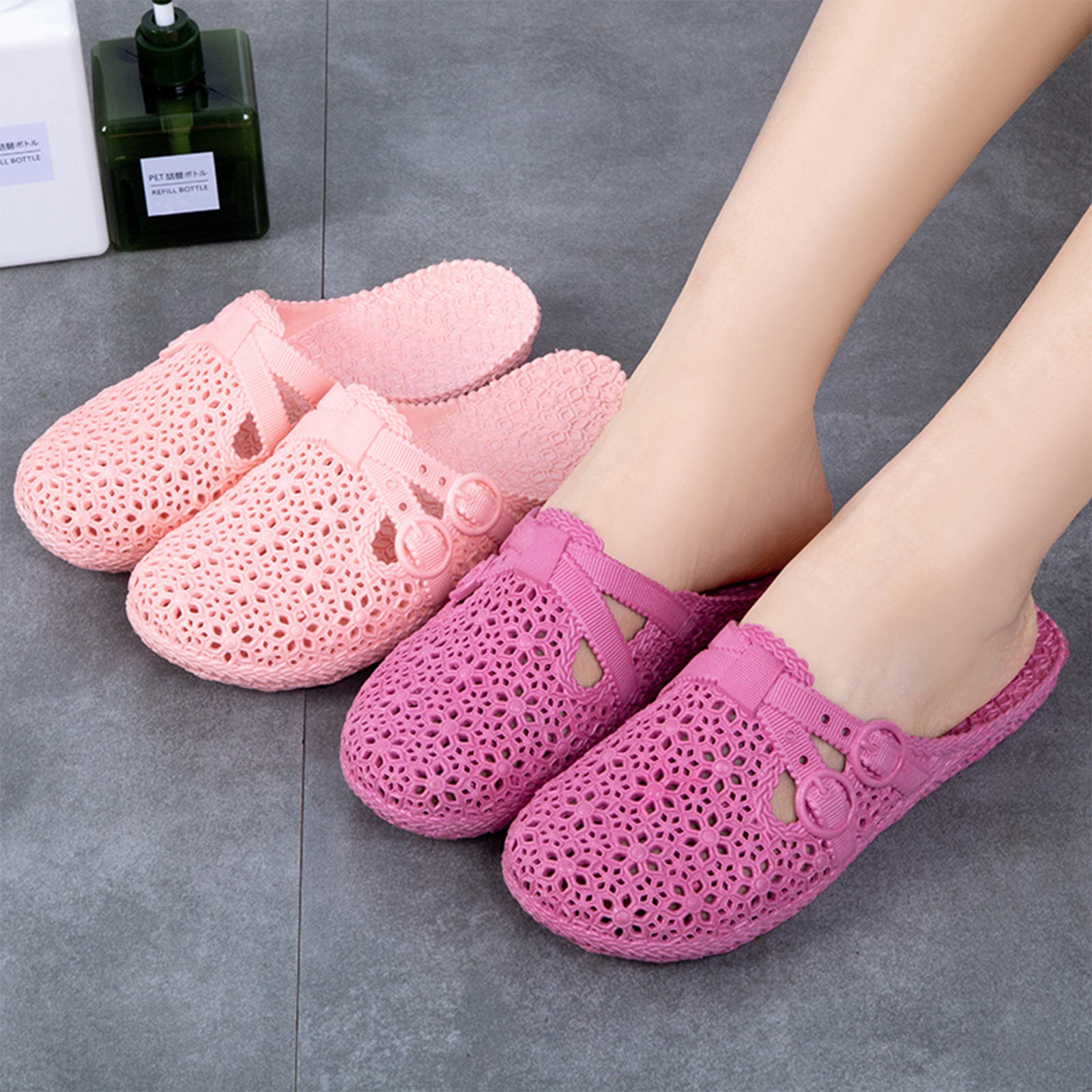 Women'S Shoes Everyday - 랩토 통기성 슬리퍼 여름 야외 천공