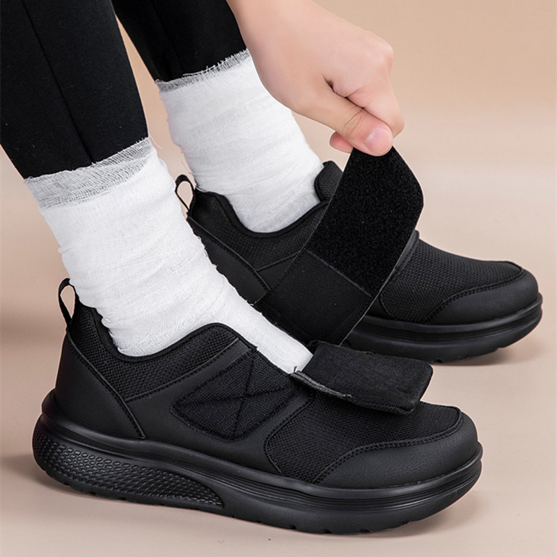 Women Shoes For Big Feet - 새로운 정형외과용 넓은 발볼 부종 신발