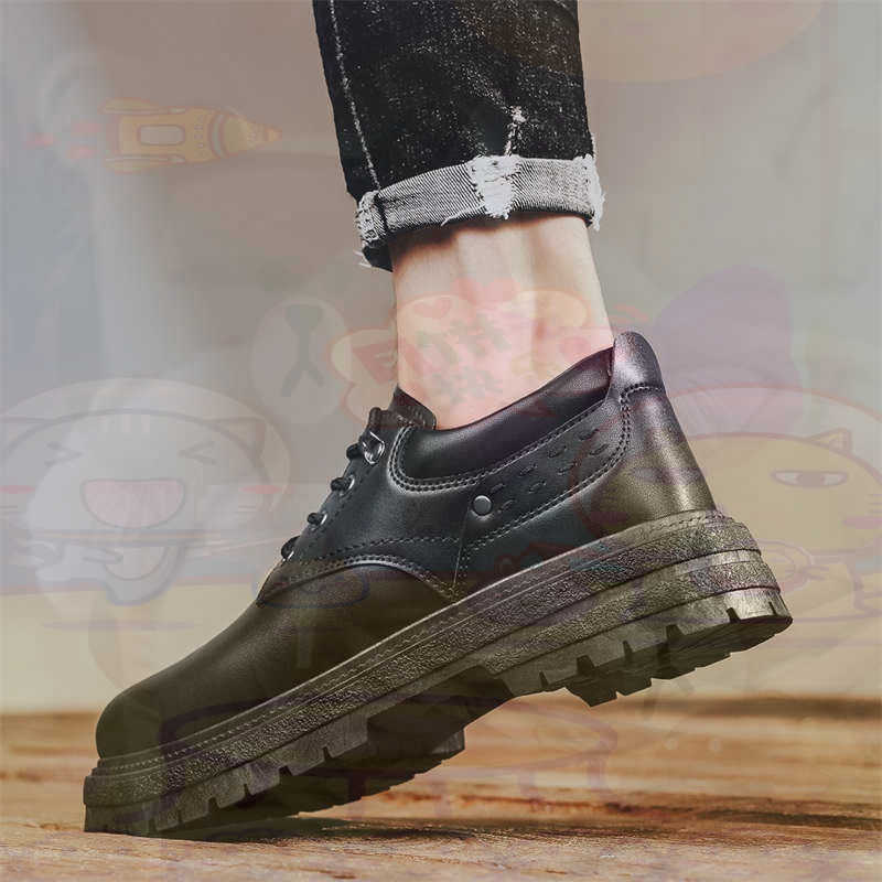Women Shoes For Big Feet - 어두운 천연 가죽 패션 트레이너 테니스