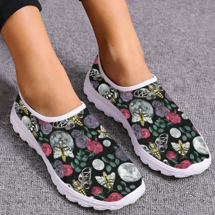 Women Shoes Tennis - 패션 컬러풀 그라데이션 컬러 나비 디자인