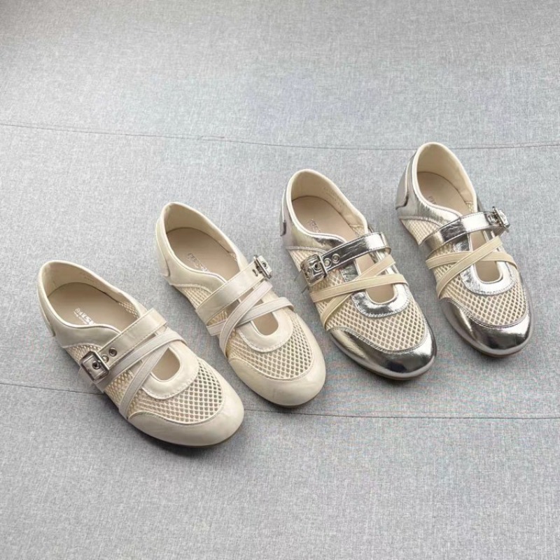 Women'S Shoes Casual Sneakers - 새로운 스플라이싱 우븐 홀로우 스니커즈 2026