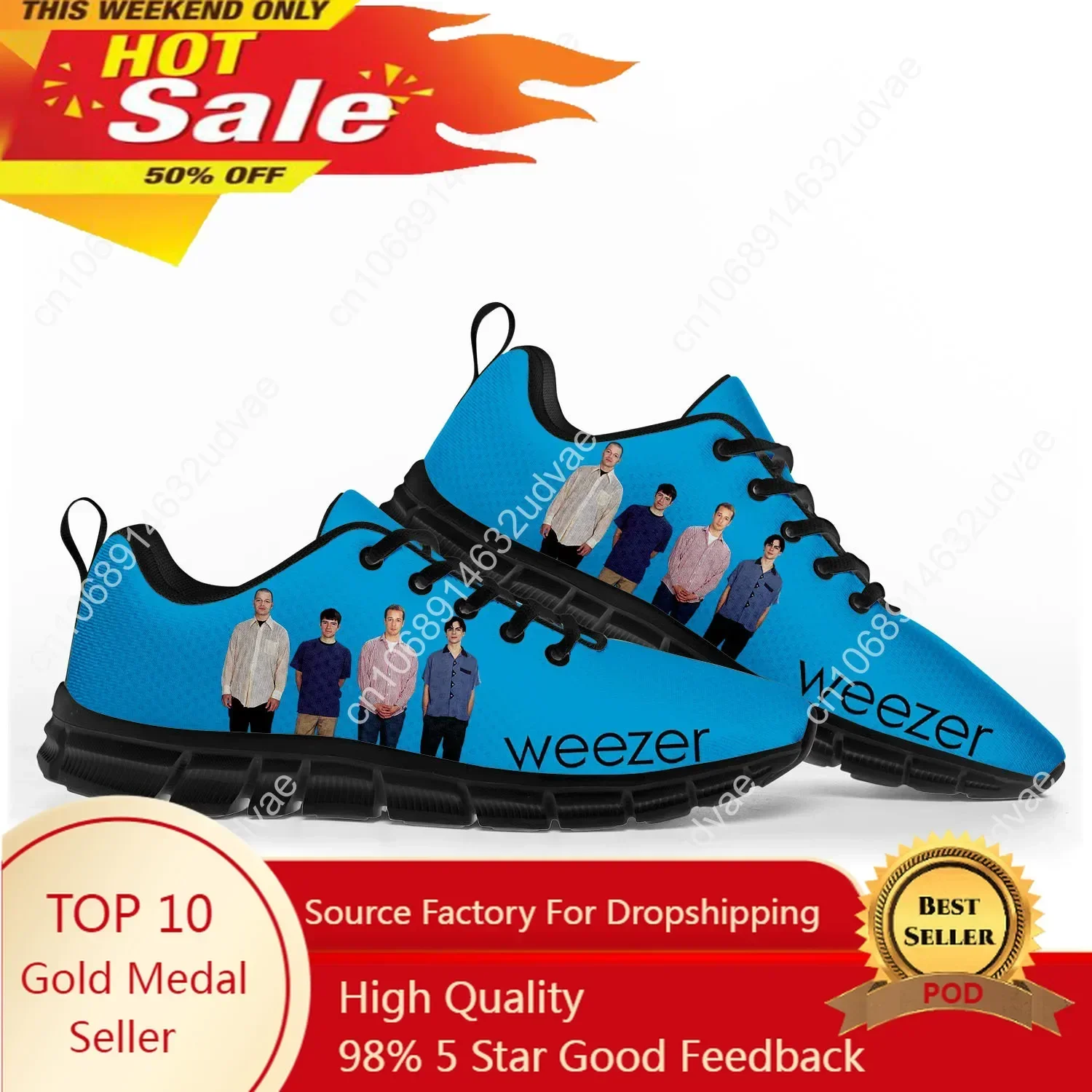 Women'S Shoes Casual Sneakers - Weezer 스포츠 신발 남성 여성 운동화