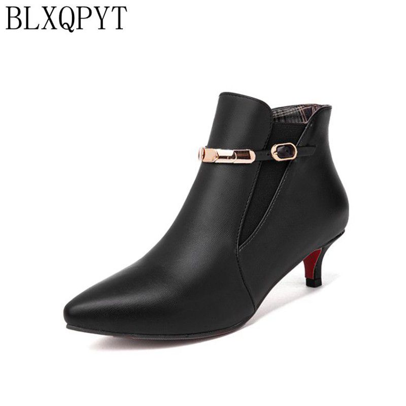 Women Shoes Size 7 - BLXQPYT 여성용 키튼 힐 앵클 부츠