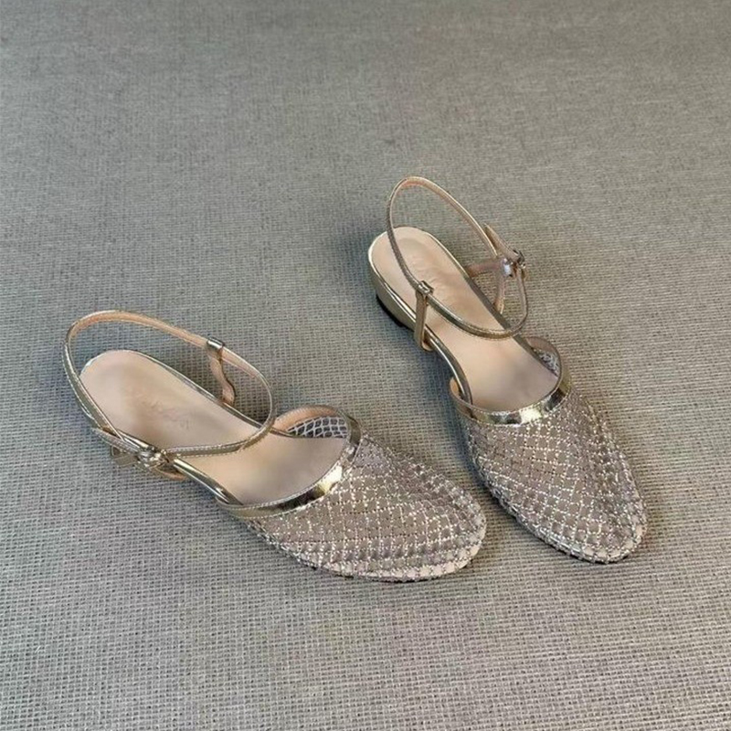여성 메쉬 샌들 크리스탈 슈즈 럭셔리 플랫 슬리퍼 20 - Women Shoes Size 7 리뷰 및 가격