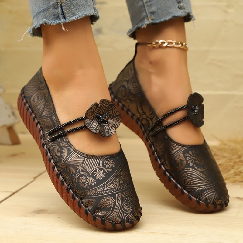 부드러운 밑창 여성 싱글 슈즈 가을 다용도 편안한 라운 - Women Shoes Loafers 리뷰 및 가격