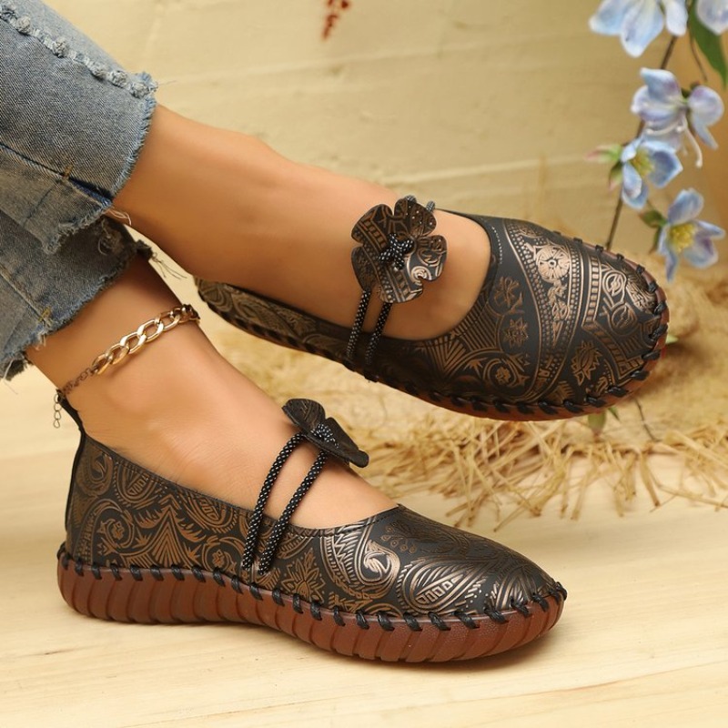 부드러운 밑창 여성 싱글 슈즈 가을 다용도 편안한 라운 - Women Shoes Loafers 리뷰 및 가격