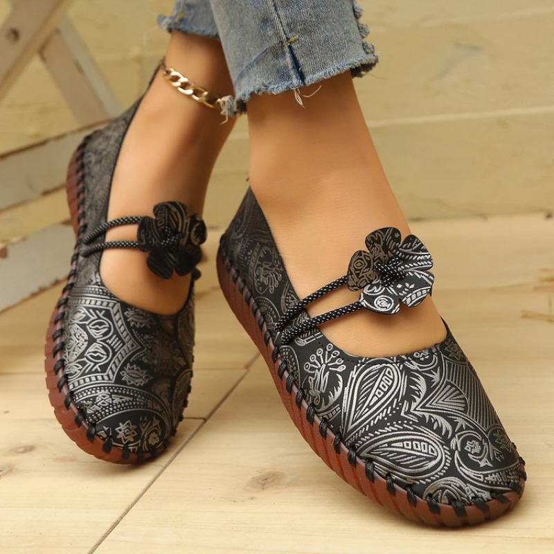 부드러운 밑창 여성 싱글 슈즈 가을 다용도 편안한 라운 - Women Shoes Loafers 리뷰 및 가격