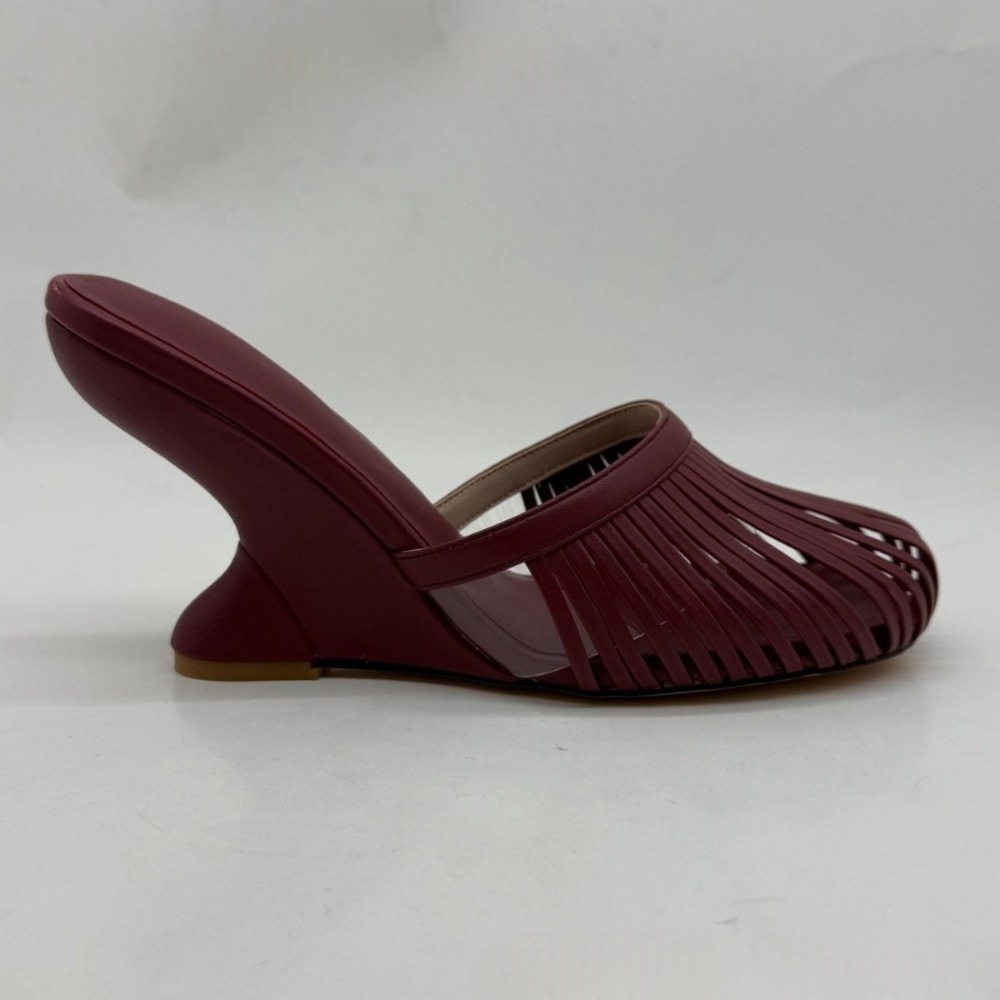2026년 여름 여성용 메탈릭 스트랩 컷아웃 웨지힐 뮬 - Metallic Heel Sandal 리뷰 및 가격
