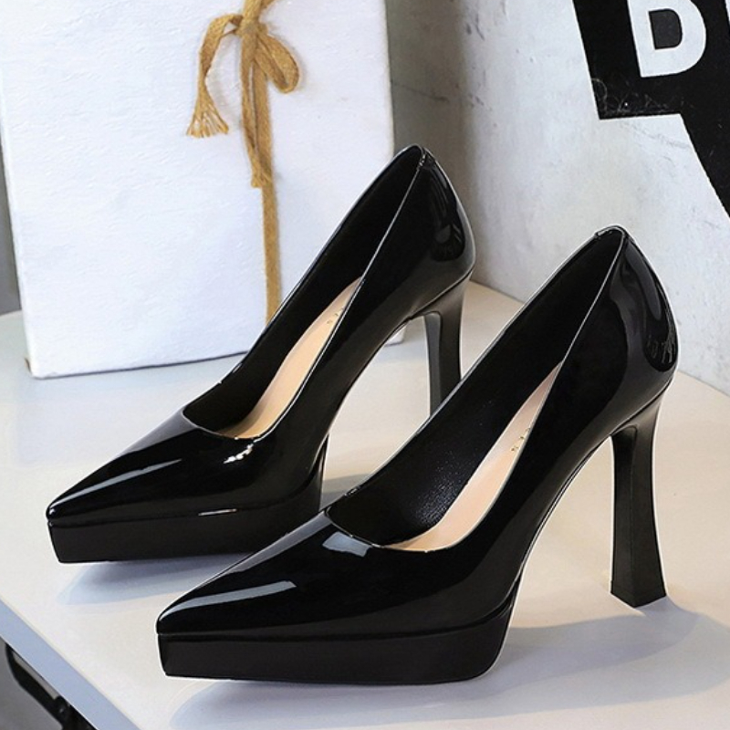 빅트리 슈즈 플랫폼 펌프스 여성 12cm 힐 에나멜 가 - Women'S Shoes In Size 12 리뷰 및 가격