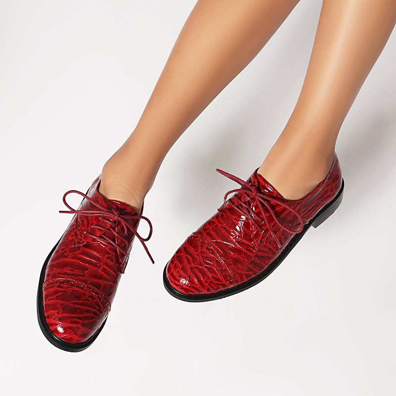 리브 캣 그린 샤이니 여성 펌프스 라운드 토 플랫 힐  - Women'S Shoes Extended Sizes 리뷰 및 가격