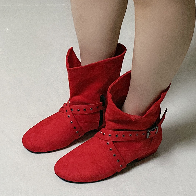 Wedopus 맞춤형 힐 여성 라인 댄스 짧은 부츠 레 - Women'S Shoes Burgundy 리뷰 및 가격