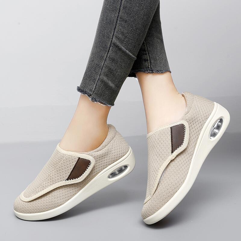 새로운 정형외과용 넓은 발볼 부종 신발 유니섹스 패션  - Women Shoes For Big Feet 리뷰 및 가격