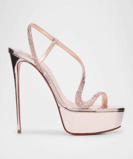 메탈릭 가죽 플랫폼 스틸레토 샌들 섹시 로즈골드 202 - Metallic Heel Sandal 리뷰 및 가격