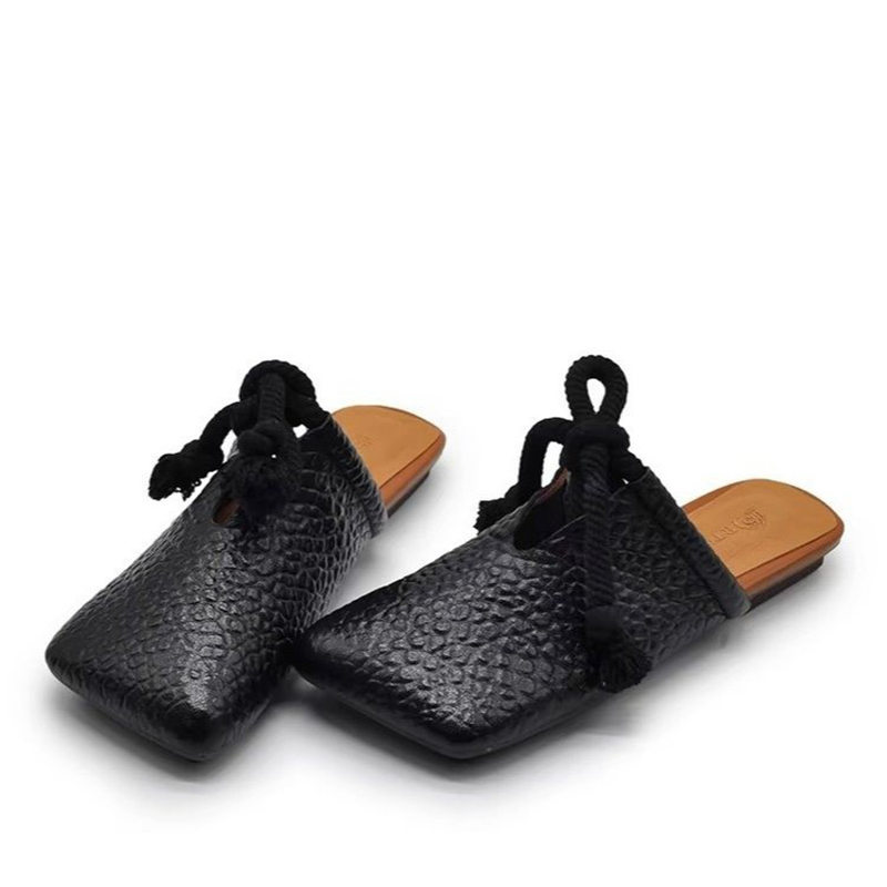 스퀘어 토 슬리퍼 여성 플랫 뮬 슈즈 여성용 샌들 새로 - Women Shoes Size 7 리뷰 및 가격