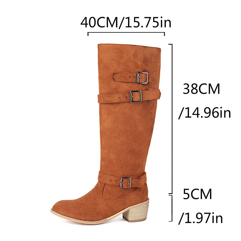 오르차 리사 2025 레트로 여성 니하이 슈즈 라운드  - Women'S Shoes Extended Sizes 리뷰 및 가격