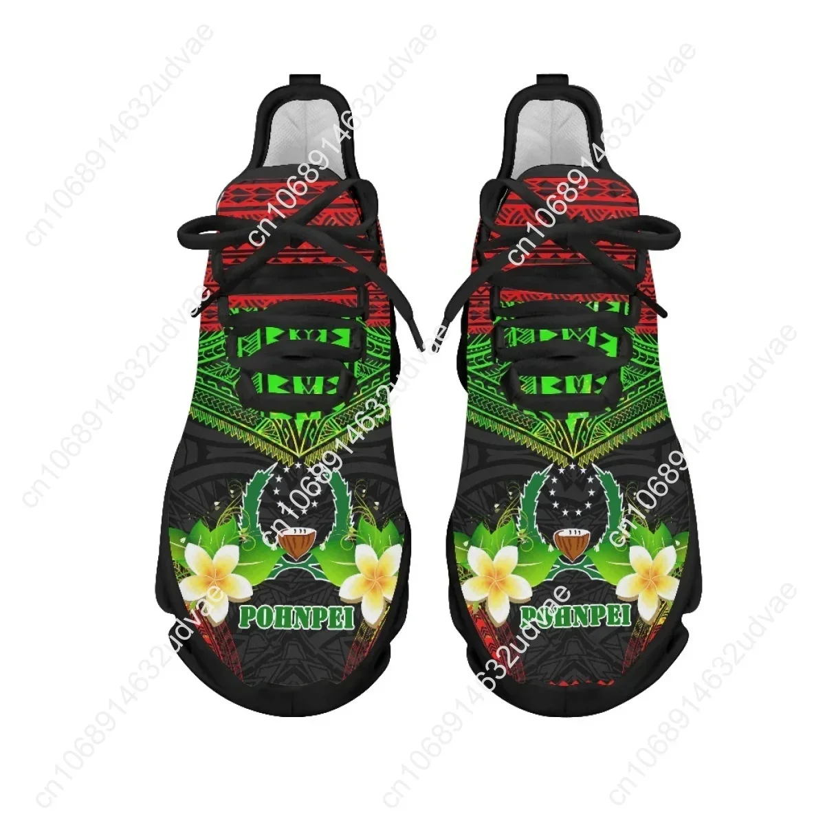 폴리네시안 포른페이 플루메리아 디자인 여성용 쿠션 메쉬 - Women Shoes Running 리뷰 및 가격