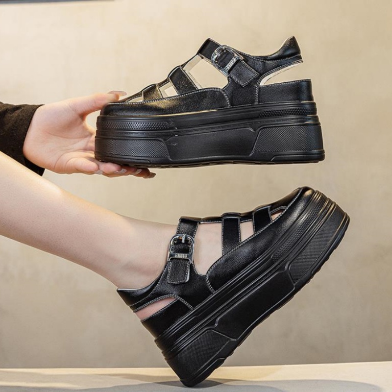 8.5cm 속이 빈 풀 소가죽 여성 여름 신발 플랫폼  - Women'S Shoes Casual Sneakers 리뷰 및 가격