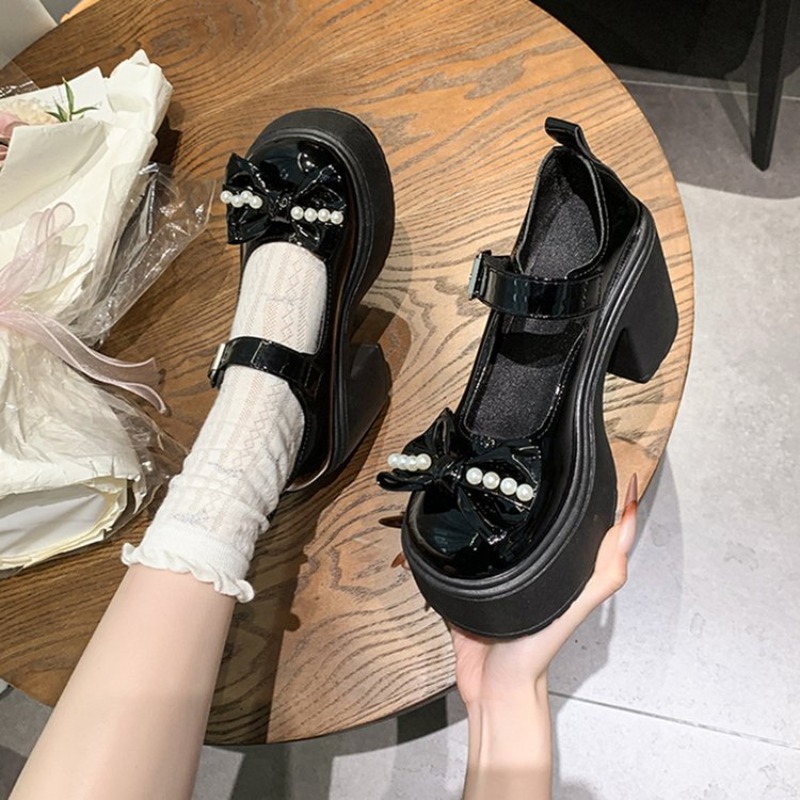 2026 로리타 슈즈 블랙 슈퍼 하이힐 메리 제인 슈즈 - Women'S Shoes Everyday 리뷰 및 가격