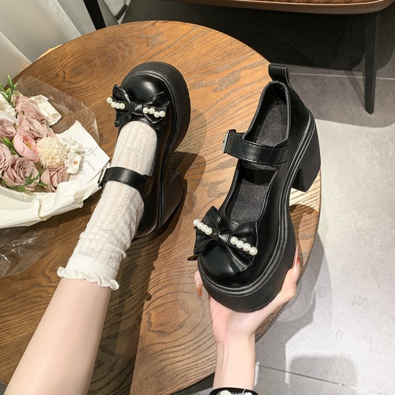2026 로리타 슈즈 블랙 슈퍼 하이힐 메리 제인 슈즈 - Women'S Shoes Everyday 리뷰 및 가격