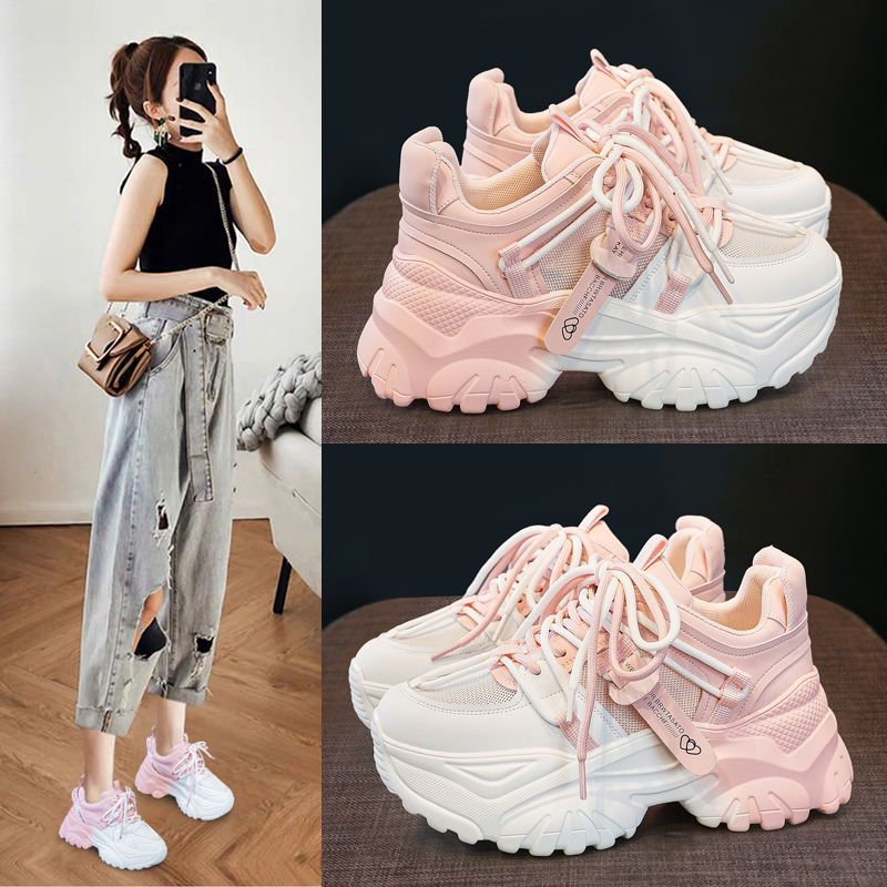 여성 신발 캐주얼 신발 봄 운동화 플랫폼 여성 신발 테 - Women Shoes Tennis 리뷰 및 가격