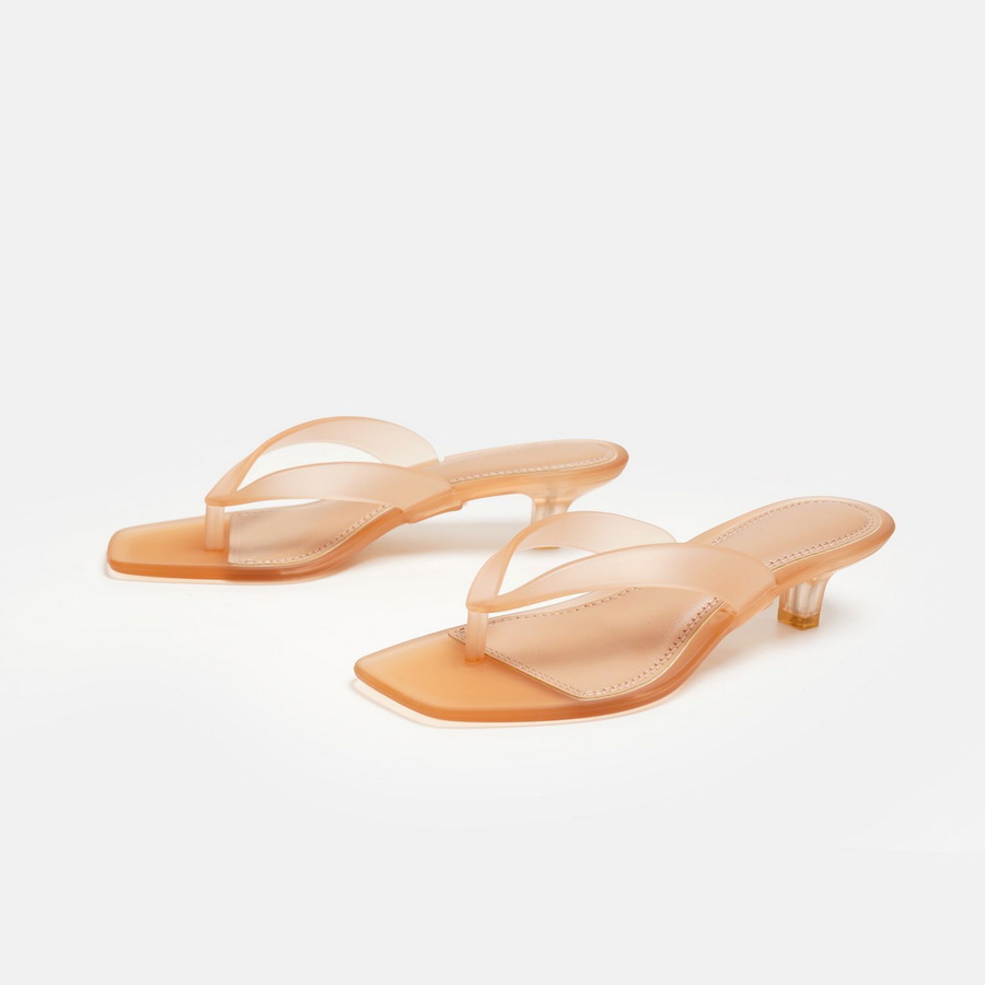 한국 무광택 올리브 그린 PVC  thong 샌들 여성 - Thong Flat Sandal 리뷰 및 가격