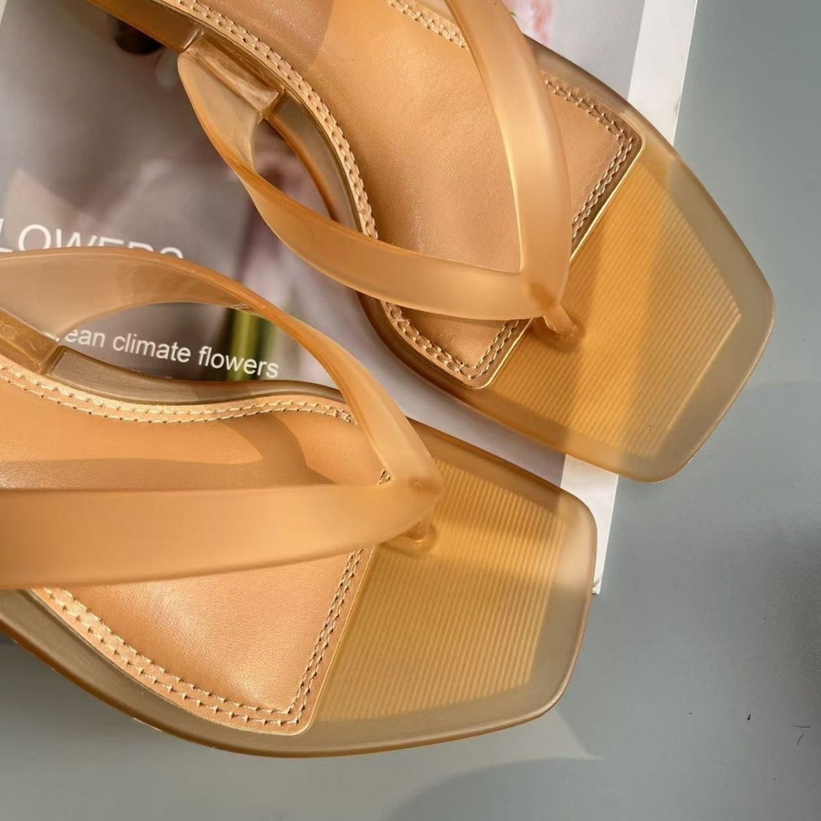 한국 무광택 올리브 그린 PVC  thong 샌들 여성 - Thong Flat Sandal 리뷰 및 가격
