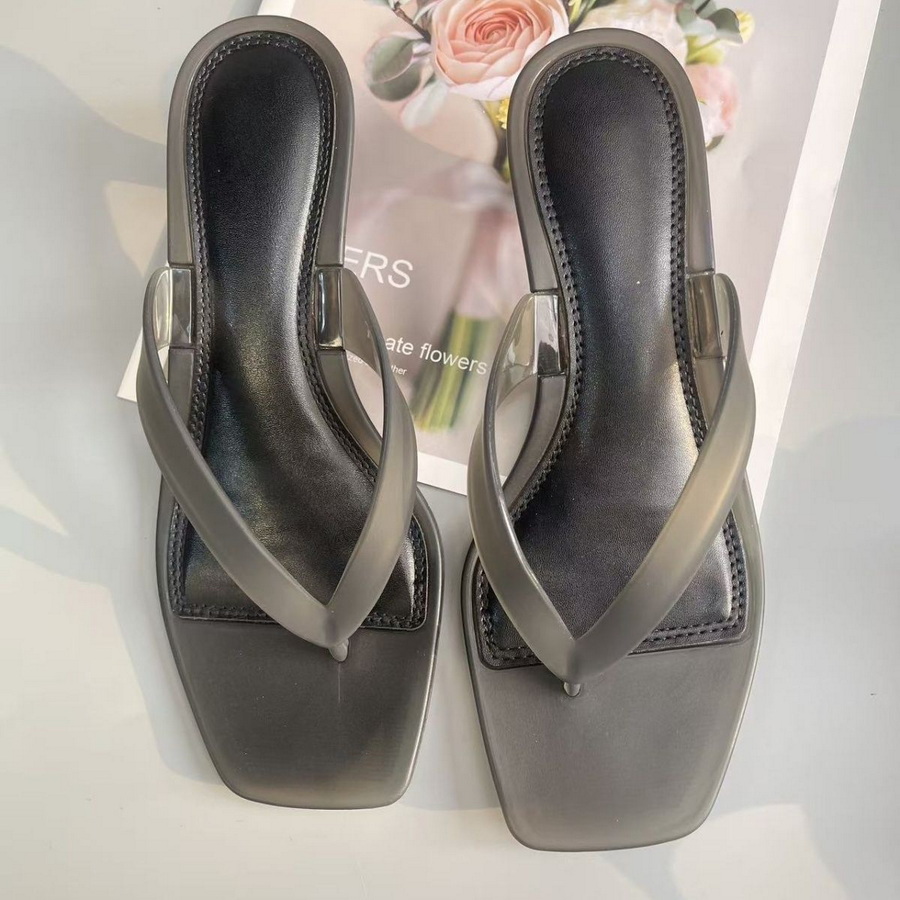 한국 무광택 올리브 그린 PVC  thong 샌들 여성 - Thong Flat Sandal 리뷰 및 가격