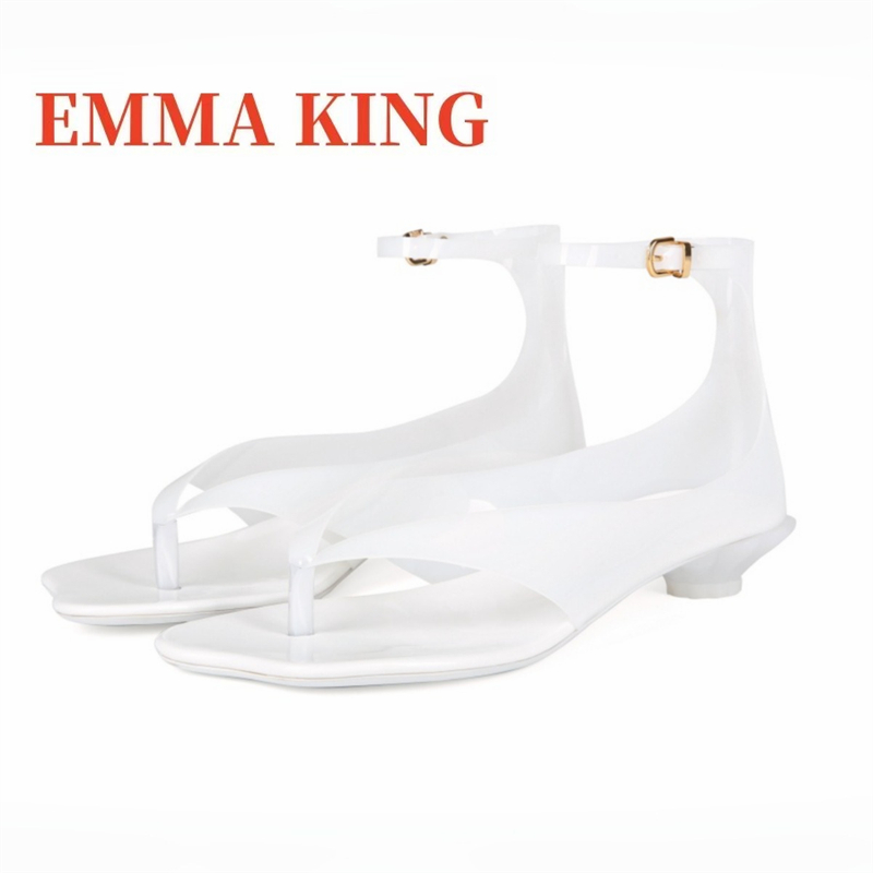 여성용 끈 젤리 샌들,2026 새로운 투명 PVC 샌들 - Clear Strap Heel 리뷰 및 가격