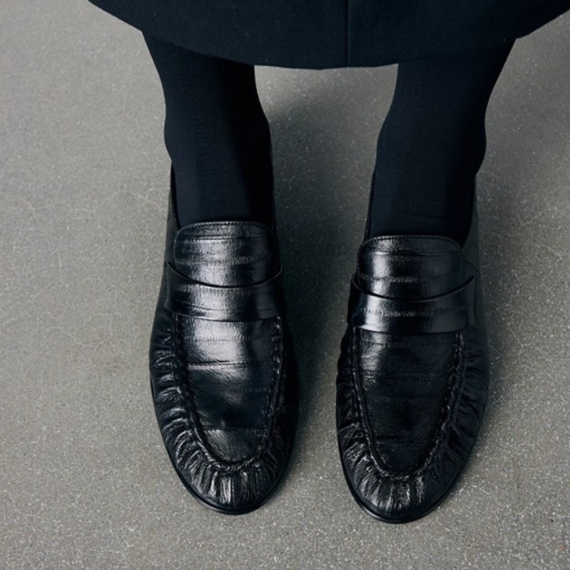 럭셔리 여성 신발 여성을위한 새로운 수제 정품 가죽 로 - Women Shoes Loafers 리뷰 및 가격