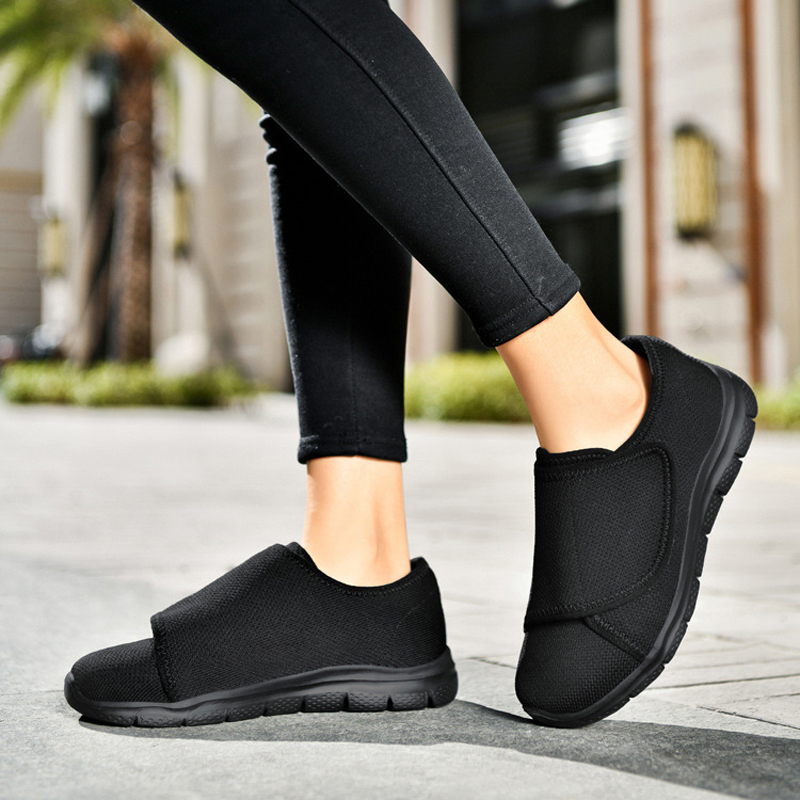 여성 와이드 피트 캐주얼 신발 경량 조정 스포츠 신발  - Women Shoes For Big Feet 리뷰 및 가격