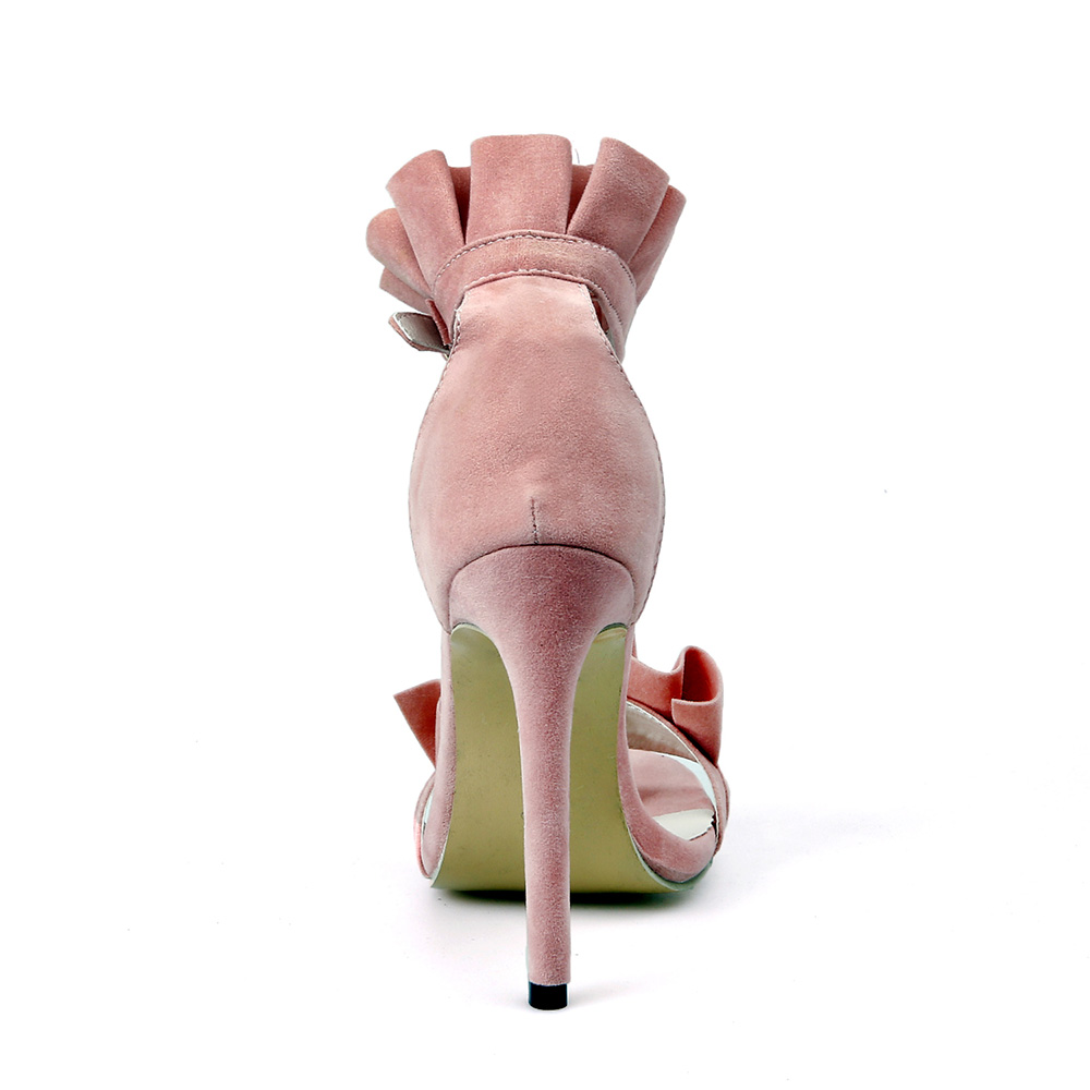 여름 신상 핑크 패션 블랙 여성 샌들 러플 라운드 토  - Women'S Shoes In Size 12 리뷰 및 가격
