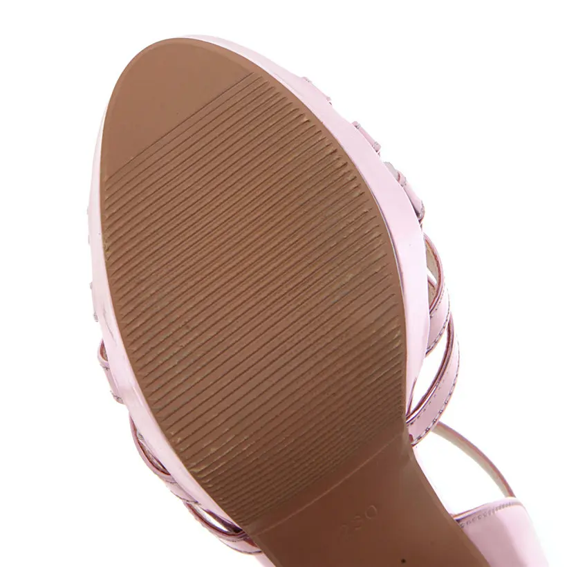빅 사이즈 골드 웨딩 여성 플랫폼 샌들, 하이 청키 힐 - Metallic Heel Sandal 리뷰 및 가격