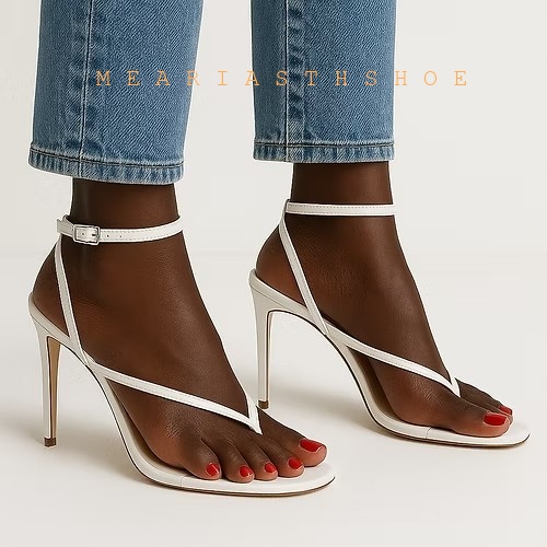 베이지 블랙 크로스 스트랩 플립플랍 글래디에이터 샌들  - Thong Flat Sandal 리뷰 및 가격