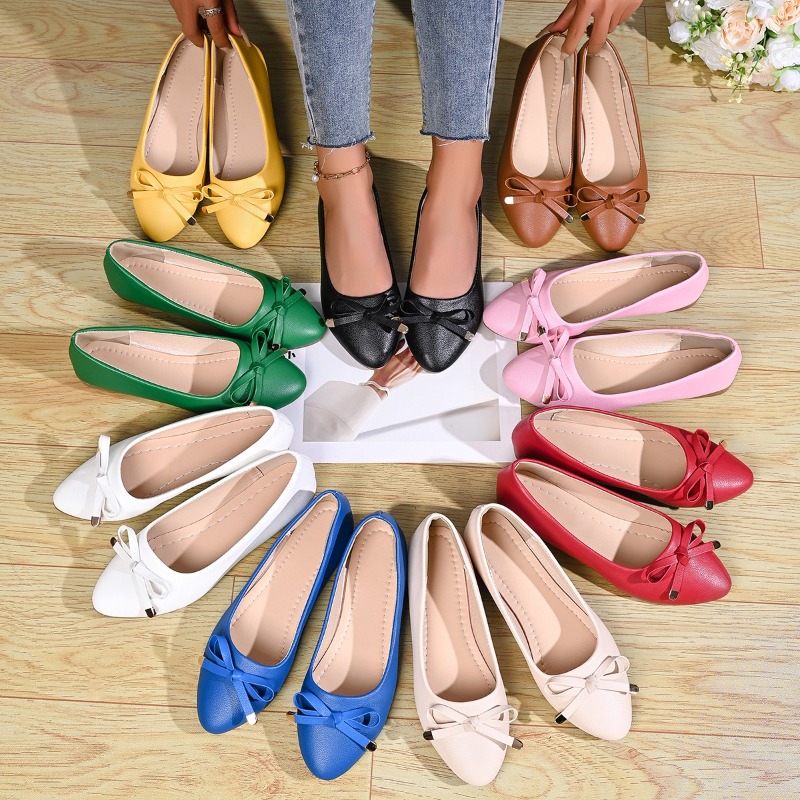 보우 샤로우 마우스 소프트 솔 편안한 가죽 신발 여성용 - Women Shoes Loafers 리뷰 및 가격